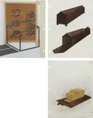 Three Works: Untitled by Israel Moreno, 2004, mixed media on paper, in 3 parts, sold May 2016