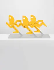 Jorge Blanco, Marathon, 2011, powder coated aluminum