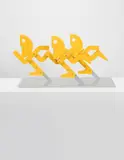 Jorge Blanco, Marathon, 2011, powder coated aluminum