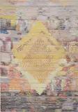 Margo Wolowiec, Crumpled in the Backseat, 2014, dye-sublimation ink and fabric dye on handwoven polyester, cotton and linen