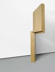 No Title (Brown Dutch Doors) by Robert Therrien, 1999, foam plastic, fiberglass, lacquer and epoxy paint, sold Sep 2016