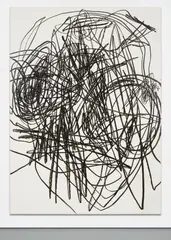 Untitled by Otto Zitko, 2000, oilstick on aluminum panel, sold Sep 2016