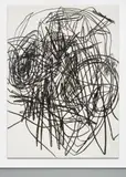 Otto Zitko, Untitled, 2000, oilstick on aluminum panel