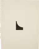 Richard Tuttle, No. 127, 60" center works (4), 1975, ink on paper