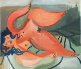 George Condo, Untitled, 1989, oil on canvas