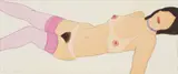 Tom Wesselmann, Beautiful Kate No. 17, 1981, graphite and Liquitex on rag board