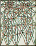 James Siena, Shifted Lattice with alternating coffers