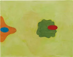 Untitled (6-126) by Thomas Nozkowski, 1991, oil on canvasboard, sold Sep 2016
