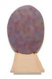 Hiroshi Sugito, the purple tree, 2006, acrylic and glitter on wood, in 2 parts