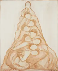 Silke Otto-Knapp, At the Bride's: The Braid, 2005, watercolor on canvas