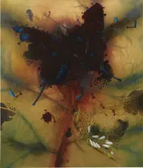 Alexis Rockman, The Dynamics of Power, 1989, oil on canvas