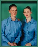Elad Lassry, Women (055, 065), 2012, chromogenic print, in artist's frame