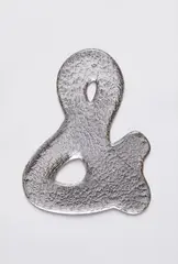 Rob Wynne, Ampersand, 2005, poured and mirrored glass