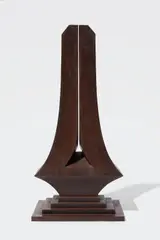 Open Trapezium Altar II by Beverly Pepper, 1987, Cor-ten steel, sold Sep 2016