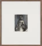 Pietro Roccasalva, Study for Il Traviatore, 2011, charcoal and acrylic on paper, in artist's frame