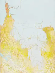 Lover's Leap by Mark Flood, 2007, acrylic on canvas, laid on board, sold Sep 2016