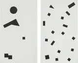 Sebastian Black, Two works: (i) Period Piece (0...); (ii) Period Piece, 2011, enamel on engraved dibond