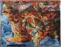 Colony by Steve DiBenedetto, 1999, oil on canvas, sold Sep 2016