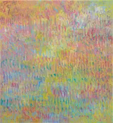 Untitled (Fugue) by Jean-Baptiste Bernadet, 2015, oil on canvas, sold Sep 2016