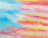 Jean-Baptiste Bernadet, Study for Sunset 16 (After F. Church), 2014, oil on canvas