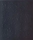 Amir Nikravan, (Painting) L, 2014, acrylic and fabric on aluminum