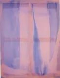 Ayan Farah, Solluminus (Air), 2013, acrylic, vinegar, alcohol and fabric dye on cotton silk