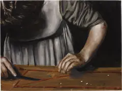Michaël Borremans, Sweet Disposition, 2003, oil on canvas