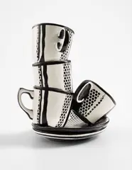 Ceramic Sculpture #7 by Roy Lichtenstein, 1965, painted and glazed ceramic, sold Nov 2016