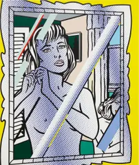 Roy Lichtenstein, Nudes in Mirror, 1994, oil and Magna on canvas