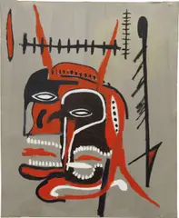 Untitled (Devil's head) by Jean-Michel Basquiat, 1987, acrylic on canvas, offered Nov 2016