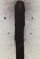 Rashid Johnson, Ulysses, 2012, white ceramic tile, black soap and wax
