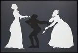 Kara Walker, Untitled, 2004, cut paper on canvas