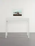 John Gerrard, Animated Scene (Oil Field) 1 (red), 2007, simulation in artist's Corian frame