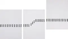 S.S.O.R. (24) by Adriana Lara, 2012, oil on canvas, triptych, offered Nov 2016