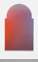 Untitled (Flat) by Alex Israel, 2011, acrylic on stucco, wood and aluminum frame, offered Nov 2016