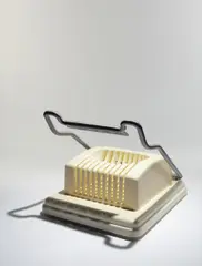 Mona Hatoum, Slicer, 1999, varnished steel and thermoformed plastic