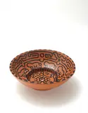 Keith Haring, Untitled, 1989, ink on terracotta vessel