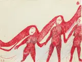 Louise Bourgeois, Untitled, 2002, ink, gouache and pencil on paper