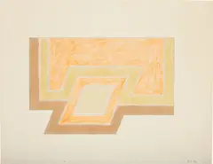 Conway by Frank Stella, 1966, graphite, ink and watercolor on paper, sold Nov 2016