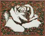The White Rose (from the Monad Series) by Vik Muniz, 2003, Cibachrome print mounted on aluminum, offered Nov 2016