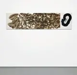 David Reed, #573, 2007, oil and alkyd on polyester