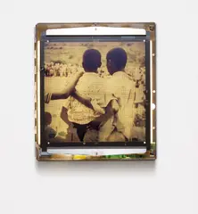 Alfredo Jaar, Embrace, 1996, quadvision lightbox with four color transparencies
