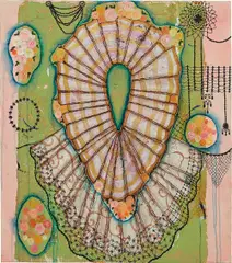 Beatriz Milhazes, Untitled, 1992, oil on canvas