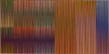 Carlos Cruz-Diez, Physichromie No. 1020, 1975, silkscreen and plastic elements on metal support with aluminum frame