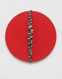 Jorge Eielson, Amazonía, 1999, knotted cotton fabric on painted canvas stretched over panel