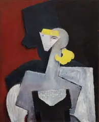 Diego Rivera, Retrato de Marevna (Portrait of Marevna), 1916, oil on canvas