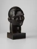 Francisco Narváez, Cabeza de negro, 1935, carved ebony