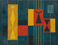 Untitled by Mario Carreño Morales, 1953, oil on paper mounted on canvas, offered Nov 2016
