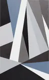 Blanco y negro by José Ángel Rosabal Fajardo, 2013, acrylic on canvas, sold Nov 2016