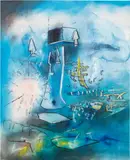 Roberto Matta, Untitled, 1975, oil on canvas